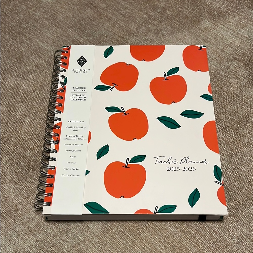 Apple Print Teacher Planner 2025-2026